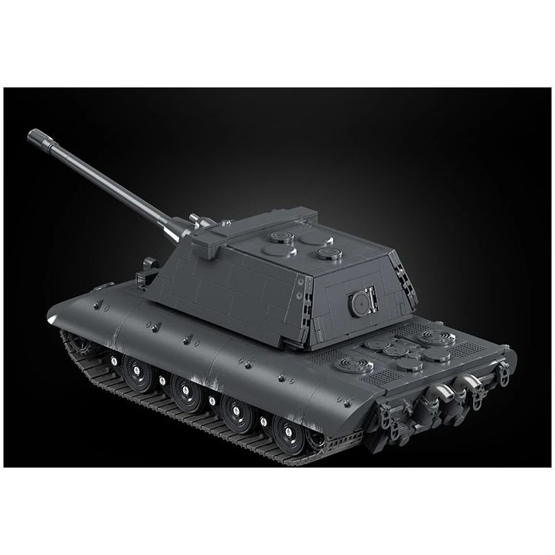 12GO 97019 E-100 Heavy Tank Xếp hình lắp ráp ghép mô hình Xe tăng hạng nặng E-100 1:28