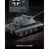 12GO 97019 E-100 Heavy Tank Xếp hình lắp ráp ghép mô hình Xe tăng hạng nặng E-100 1:28