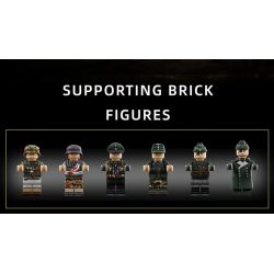 12GO 97019 E-100 Heavy Tank Xếp hình lắp ráp ghép mô hình Xe tăng hạng nặng E-100 1:28