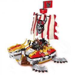 Enlighten 1312 Qman 1312 non  CHIẾN THUYỀN RỒNG CỦA CƯỚP BIỂN bộ đồ chơi xếp lắp ráp ghép mô hình Pirates Of The Caribbean LEGENDARY PIRATES Cướp Biển Vùng Caribe 464 khối