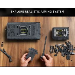 12GO 97019 E-100 Heavy Tank Xếp hình lắp ráp ghép mô hình Xe tăng hạng nặng E-100 1:28