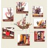 Enlighten 1311 Qman 1311 non  THUYỀN CƯỚP BIỂN BẠCH TUỘC bộ đồ chơi xếp lắp ráp ghép mô hình Pirates Of The Caribbean Cướp Biển Vùng Caribe 368 khối