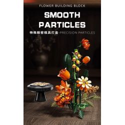 Beautiful and 13112 Morandi Xếp hình lắp ráp ghép mô hình Bó hoa Morandi