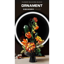 Beautiful and 13112 Morandi Xếp hình lắp ráp ghép mô hình Bó hoa Morandi