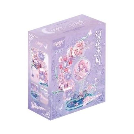 FUNIFY W9303A Xếp hình lắp ráp ghép mô hình Giấc mơ ngọt ngào của hoa: Hoa trong gương và trăng trong nước