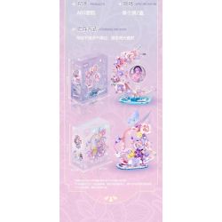 FUNIFY W9303B Xếp hình lắp ráp ghép mô hình Giấc mơ hoa: Bướm dụ hoa