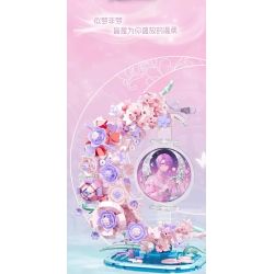 FUNIFY W9303B Xếp hình lắp ráp ghép mô hình Giấc mơ hoa: Bướm dụ hoa