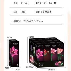 WOMA 11543 Xếp hình lắp ráp ghép mô hình Bó hoa 12 kiểu