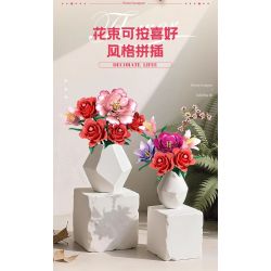 WOMA 11309 Xếp hình lắp ráp ghép mô hình bó hoa