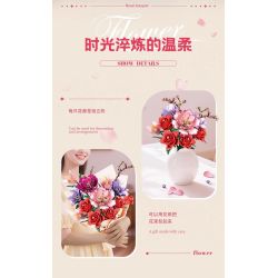 WOMA 11309 Xếp hình lắp ráp ghép mô hình bó hoa