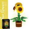 WOMA 11350 Sun Flower Xếp hình lắp ráp ghép mô hình hoa hướng dương