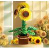 WOMA 11350 Sun Flower Xếp hình lắp ráp ghép mô hình hoa hướng dương