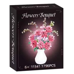 WOMA 11341 Flowers Bought Xếp hình lắp ráp ghép mô hình thược dược