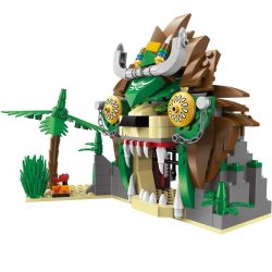 Enlighten 1308 Qman 1308 non  NHÀ TÙ SƯ TỬ bộ đồ chơi xếp lắp ráp ghép mô hình Pirates Of The Caribbean LEGENDARY PIRATES Cướp Biển Vùng Caribe 328 khối