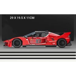 EIKEE Y26033 Ferrari FXX K Evolution Xếp hình lắp ráp ghép mô hình Ferrari FXX K Evolution