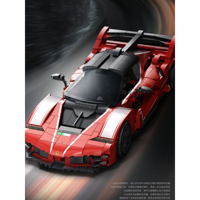 EIKEE Y26033 Ferrari FXX K Evolution Xếp hình lắp ráp ghép mô hình Ferrari FXX K Evolution