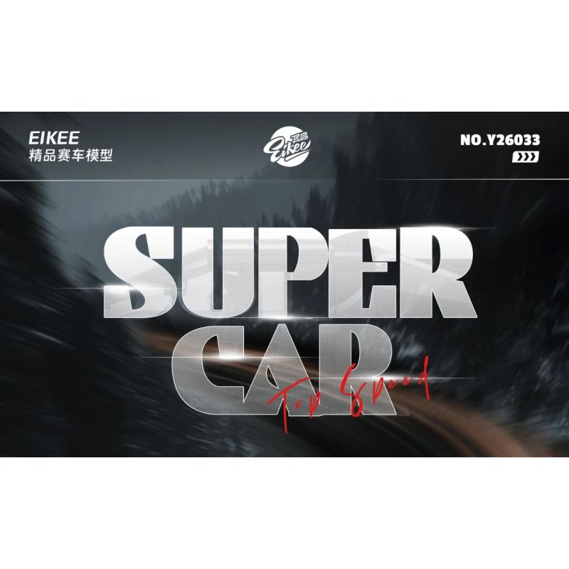 EIKEE Y26033 Ferrari FXX K Evolution Xếp hình lắp ráp ghép mô hình Ferrari FXX K Evolution