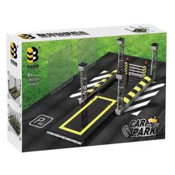 United Imagine JKC7301 Car Park Xếp hình lắp ráp ghép mô hình Bãi đậu xe kết hợp nhiều tầng