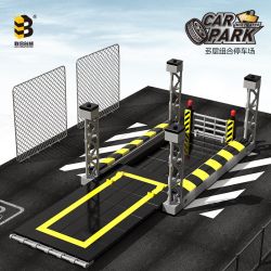 United Imagine JKC7301 Car Park Xếp hình lắp ráp ghép mô hình Bãi đậu xe kết hợp nhiều tầng