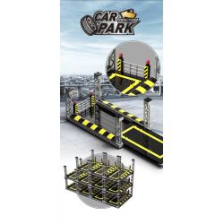 United Imagine JKC7301 Car Park Xếp hình lắp ráp ghép mô hình Bãi đậu xe kết hợp nhiều tầng
