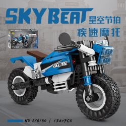 KAZI GBL BOZHI KY6160 Xếp hình lắp ráp ghép mô hình 8 loại xe máy nhanh