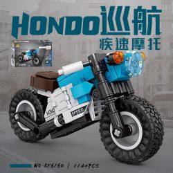 KAZI GBL BOZHI KY6160 Xếp hình lắp ráp ghép mô hình 8 loại xe máy nhanh