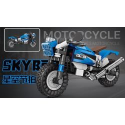 KAZI GBL BOZHI KY6160 Xếp hình lắp ráp ghép mô hình 8 loại xe máy nhanh