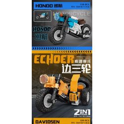 KAZI GBL BOZHI KY6160 Xếp hình lắp ráp ghép mô hình 8 loại xe máy nhanh