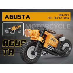 KAZI GBL BOZHI KY6160 Xếp hình lắp ráp ghép mô hình 8 loại xe máy nhanh