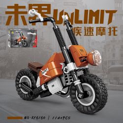 KAZI GBL BOZHI KY6160 Xếp hình lắp ráp ghép mô hình 8 loại xe máy nhanh