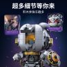 Hopeful 89142 Mechanie Panda Xếp hình lắp ráp ghép mô hình Punk Panda Mecha