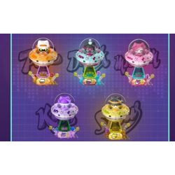 FUNIFY W8109 Xếp hình lắp ráp ghép mô hình Ban nhạc Hululu: Tuyển dụng 8 loại cabin Meow Meow