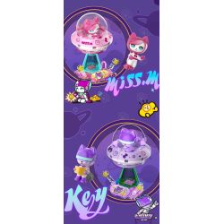 FUNIFY W8109 Xếp hình lắp ráp ghép mô hình Ban nhạc Hululu: Tuyển dụng 8 loại cabin Meow Meow