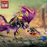 Enlighten 1306 Qman 1306 non  RỒNG MA bộ đồ chơi xếp lắp ráp ghép mô hình Pirates Of The Caribbean LEGENDARY PIRATES Cướp Biển Vùng Caribe 247 khối