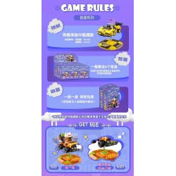 FUNIFY W8108 Xếp hình lắp ráp ghép mô hình Hululu Band: Meow Shadow Flying Shaker 6 mẫu