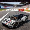 EIKEE Y18004 F80 3.0T V6 Xếp hình lắp ráp ghép mô hình Ferrari F80