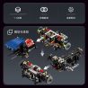 EIKEE Y18004 F80 3.0T V6 Xếp hình lắp ráp ghép mô hình Ferrari F80