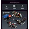 EIKEE Y18004 F80 3.0T V6 Xếp hình lắp ráp ghép mô hình Ferrari F80