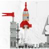 Gobricks B2025M Moon Station Xếp hình lắp ráp ghép mô hình Loa thông minh Xiaodu đế mặt trăng FUN