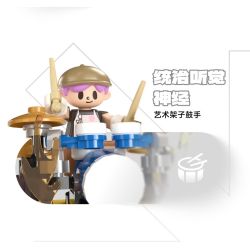 Gobricks B2025R We Will Rock You Xếp hình lắp ráp ghép mô hình Buổi hòa nhạc FUN loa thông minh Xiaodu