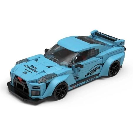 Pibo PB8846 Xếp hình lắp ráp ghép mô hình Xe thể thao Nissan Ares GTR 1:32