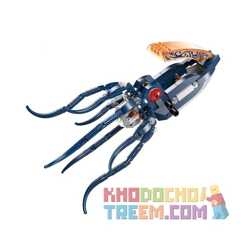 Enlighten 1305 Qman 1305 non  MỰC MÁY CỦA HẢI TẶC bộ đồ chơi xếp lắp ráp ghép mô hình Pirates Of The Caribbean LEGENDARY PIRATES Cướp Biển Vùng Caribe 231 khối