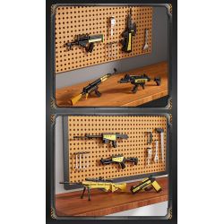 GUDI 40604 Xếp hình lắp ráp ghép mô hình Siêu tích lũy Elite: Desert Eagle 8 tổ hợp