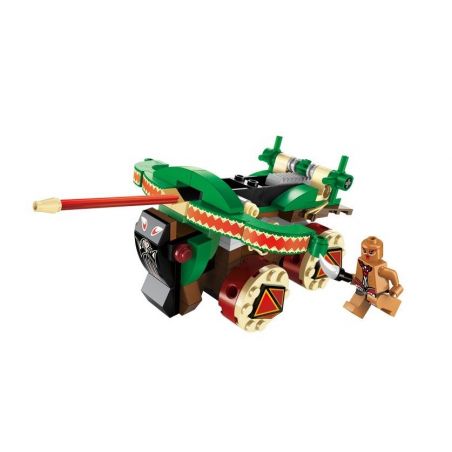 Enlighten 1304 Qman 1304 non  MÁY BẮN TÊN CỦA THỔ DÂN bộ đồ chơi xếp lắp ráp ghép mô hình Pirates Of The Caribbean LEGENDARY PIRATES Cướp Biển Vùng Caribe 146 khối