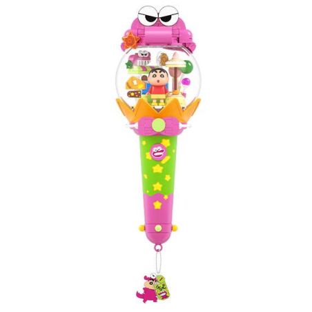 AREA-X AB0160 Xếp hình lắp ráp ghép mô hình Bút hỗ trợ năng lượng năng động Crayon Shin-chan: Tỷ lệ sô cô la hạnh phúc