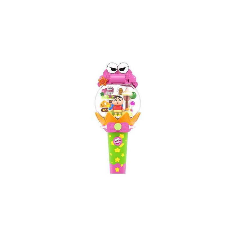 AREA-X AB0160 Xếp hình lắp ráp ghép mô hình Bút hỗ trợ năng lượng năng động Crayon Shin-chan: Tỷ lệ sô cô la hạnh phúc