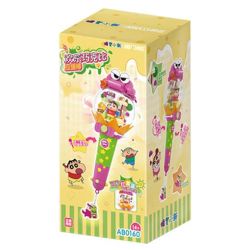 AREA-X AB0160 Xếp hình lắp ráp ghép mô hình Bút hỗ trợ năng lượng năng động Crayon Shin-chan: Tỷ lệ sô cô la hạnh phúc
