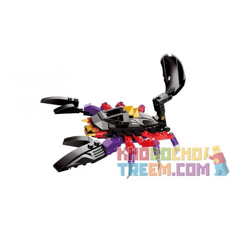 Enlighten 1303 Qman 1303 non  CỖ XE BỌ CẠP bộ đồ chơi xếp lắp ráp ghép mô hình Pirates Of The Caribbean LEGENDARY PIRATES Cướp Biển Vùng Caribe 147 khối