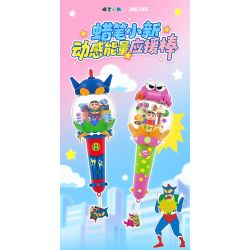 AREA-X AB0160 Xếp hình lắp ráp ghép mô hình Bút hỗ trợ năng lượng năng động Crayon Shin-chan: Tỷ lệ sô cô la hạnh phúc