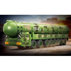 SEMBO 203265 Xếp hình lắp ráp ghép mô hình Tên lửa liên lục địa Dongfeng-61 1:45